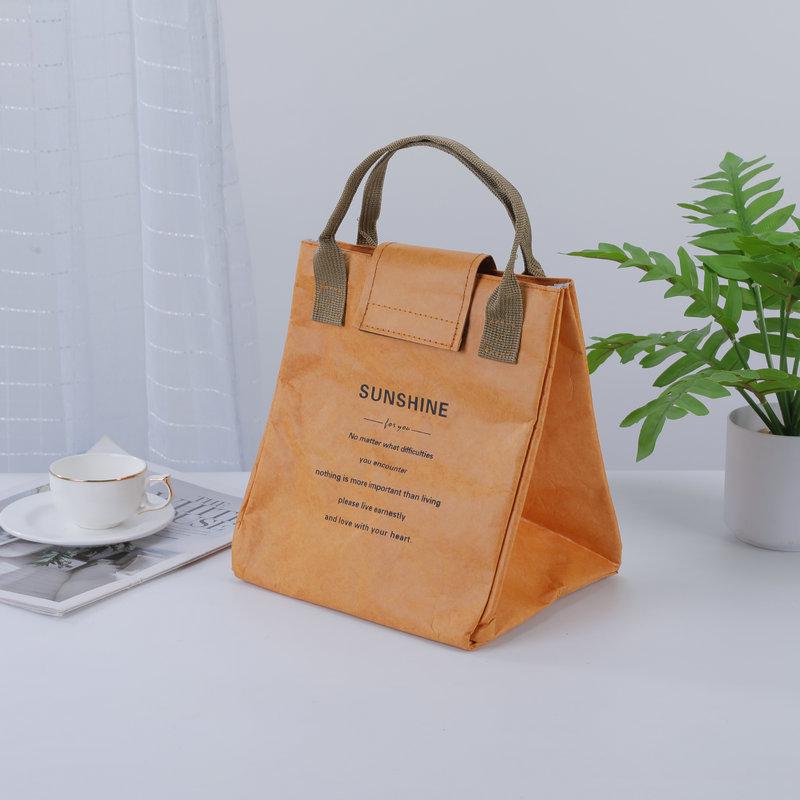 Japanese Insulated Bento Bag: Waterproof, Oilproof, Portable Lunch Box for Office Workers