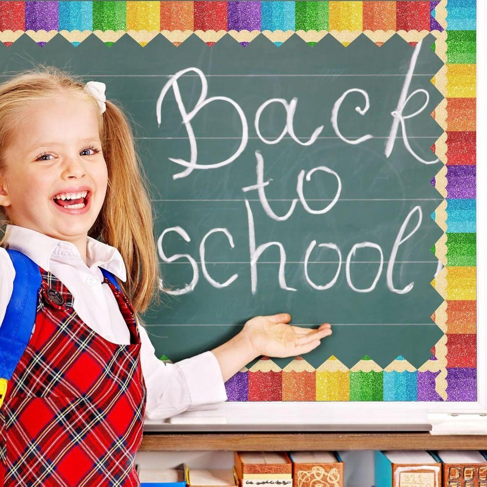 DIY Border Decorative Sticker  for Office Classroom Blackboard Decoration