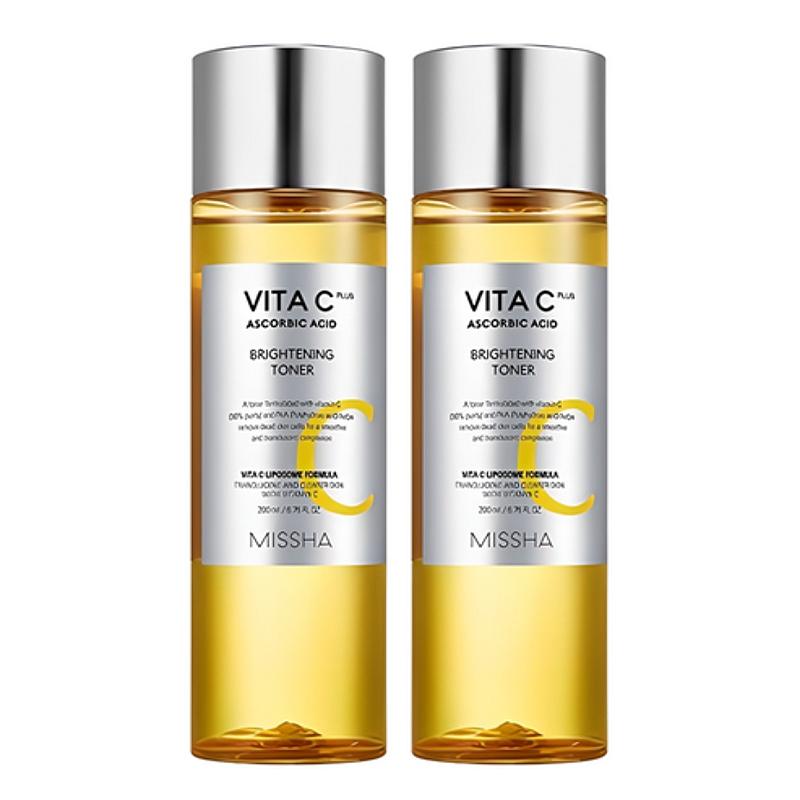 MISSHA Vita C Plus Brightening Toner (2-Pack)