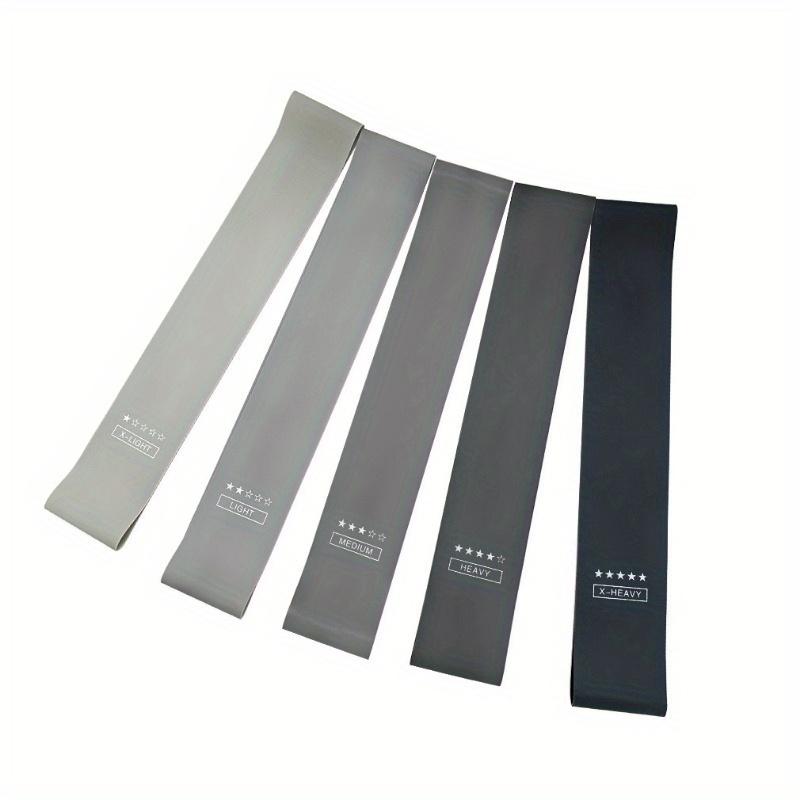 

5 шт. Универсальная латексная лента сопротивления для мужского и женского спорта, педали для приседаний, йоги и фитнес-упражнений, эластичная, многофункциональная TPE-лента 5pcs