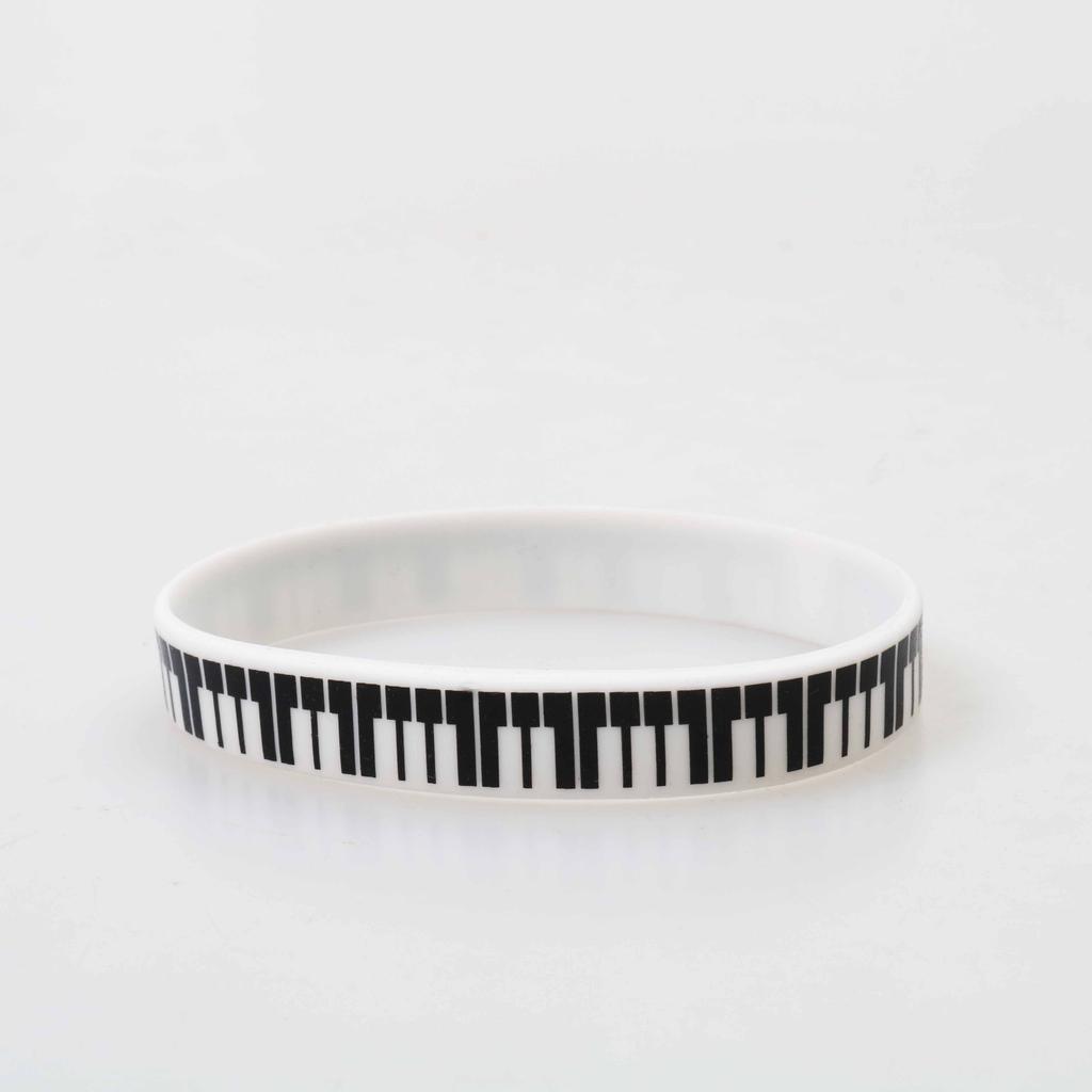 1PCS Music Bracelet Outdoor for  Birthday Gift for Kid Fashion Piano Jewelry Sports  Silicone Wristband