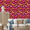 Colorful Butterflies and Dots Wallpaper for Living Room and Bedroom 50x1000