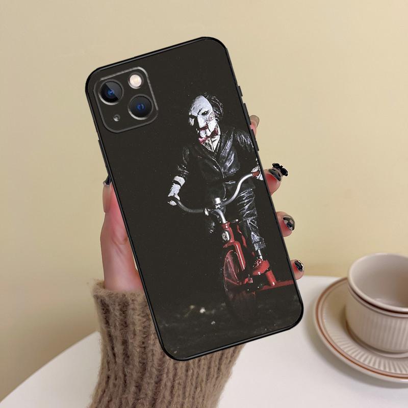 SAW The Jigsaw Killer Horror Film Phone Case For iPhone 15 14 Plus 11 12 13 16 Pro Max Mini 7 8 X XR XS Max Cover