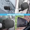 2PCS Car Side Mirror Covers - Waterproof Snow Mirror Cover Protects from Ice Snow Frost Dew Rain Bird Poop - Silver Coated Rearview Protection Cover