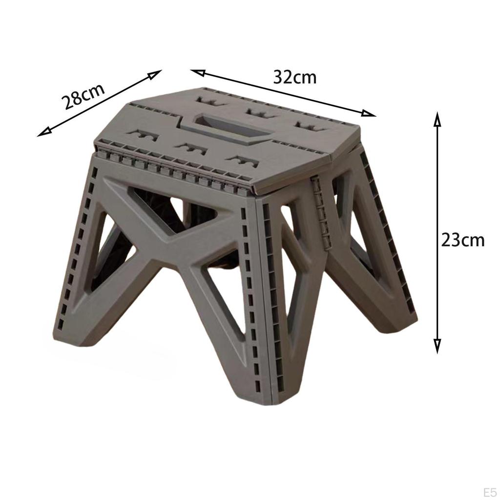 Camping Stool Chair Foot Rest Footstool Portable Folding Fishing for Backpacking