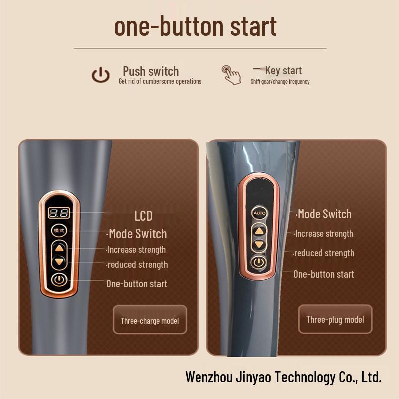 Kabelloses Delfin Handmassagegerät: Hammer-Vibration für Nacken- und Halswirbelsäulen-Entlastung