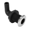 3 4in Thru Hull Fitting Nylon Leakproof High Toughness Thru Hull Hose Connection for Boat Marine 90 Degree Elbow