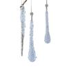 Transparent Christmas Hanging Pendants Water droplet Ice Bar Christmas Decorations Hanging Acrylic Xmas Tree Embellishment