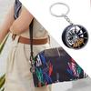 [Ketunedi] Wheel Hub Car Keychain, Automobile Wheel Hub Keychain |