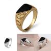 Premium Quality Men's Alloy Hollow Crystal Finger Jewelry In Timeless Vintage Design
