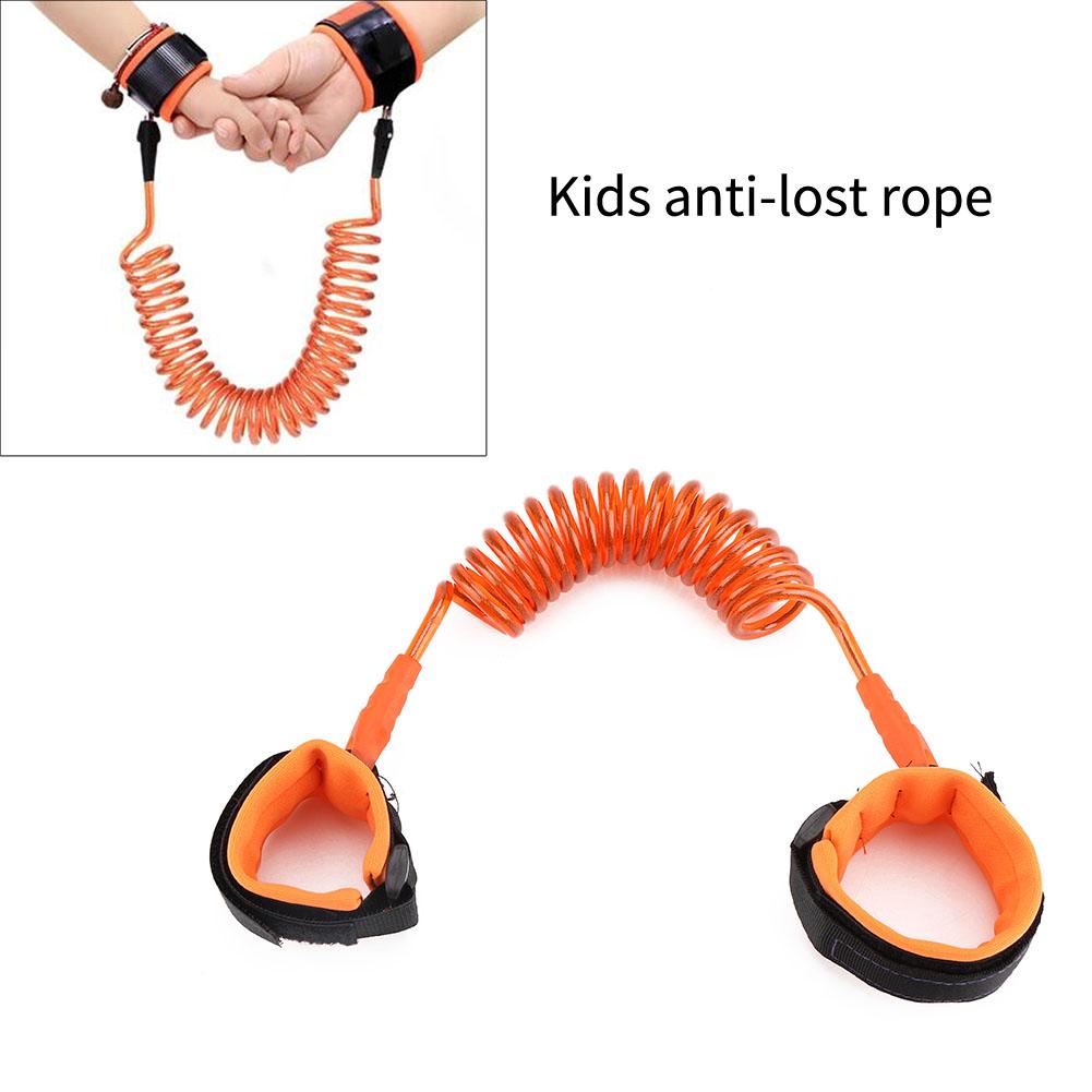 Kids Anti Lost Rope Elastic Adult Children Wristband Link Assurance(Blue)
