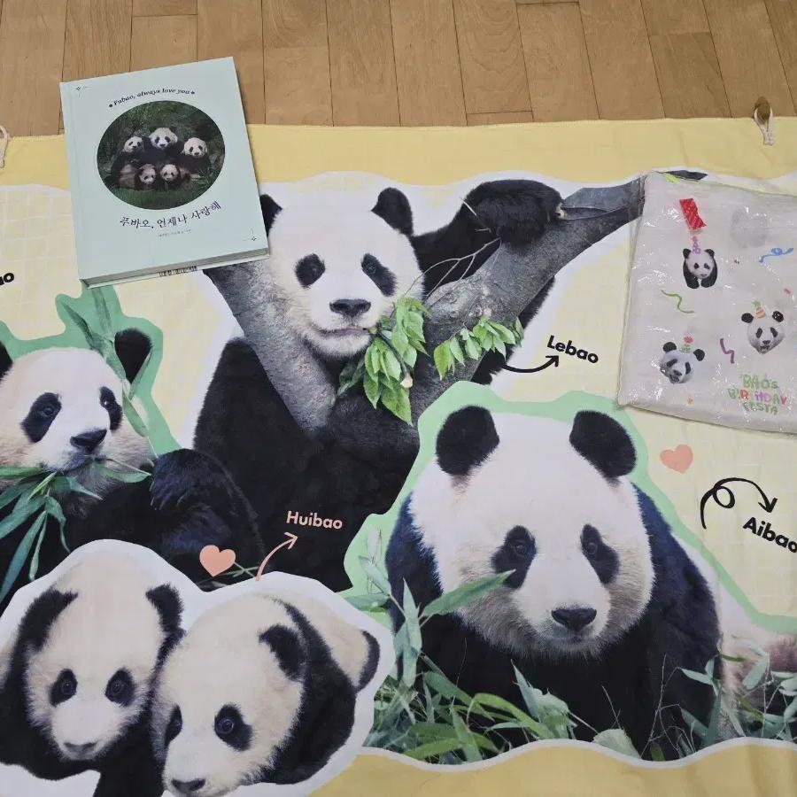 

Fubao Bao Family Blanket Set