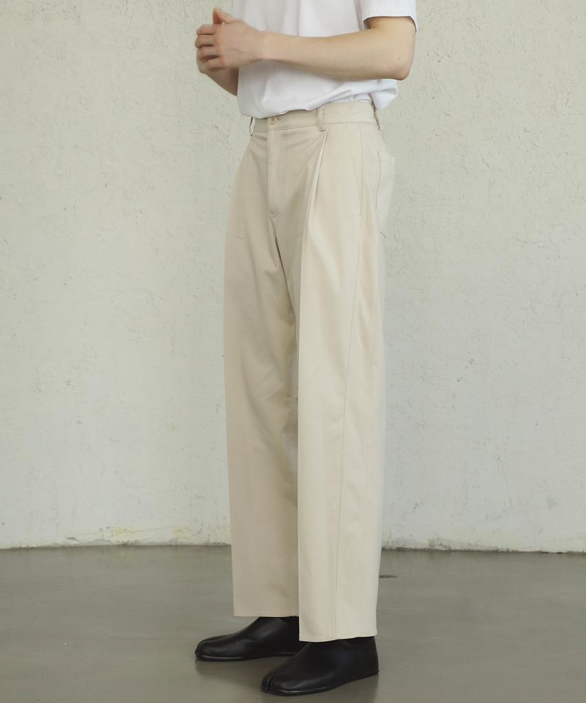 FILLCHIC Side Cut Elastic Chino Pants (Ivory)