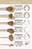 Frepice Makeup Brushes Powder Concealer Makeup Brush Rice Plant Design (10-Piece Set) - Brush, Brush, Case,