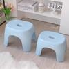 Sturdy Durable Plastic Low Stool for Adults - Living Room, Bathroom, and Shoe Changing Bench