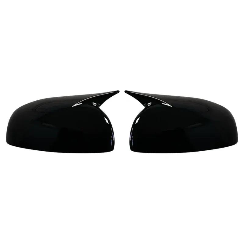 1 Pair For Skoda Fabia 2008-2014 Car Rearview Side Mirror Cover Wing Cap Exterior Door Case Trim Sticker