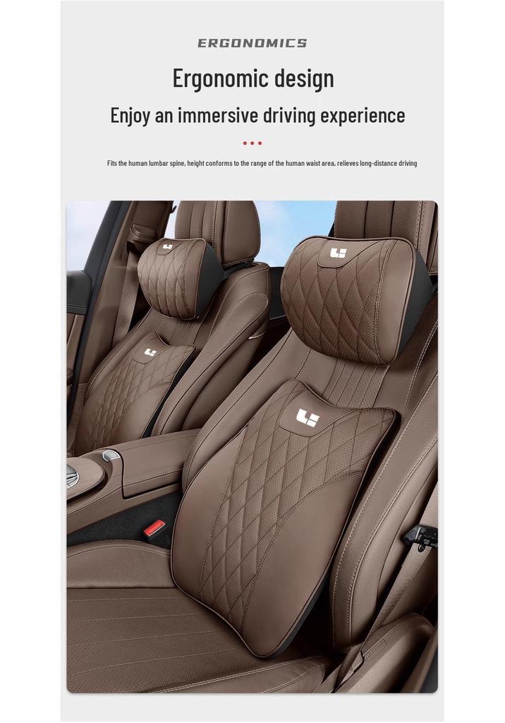 Li Auto ONE/L9 Car Headrest Neck Pillow & L8L7 Lumbar Support Cushion - Universal All-Season Interior Accessory