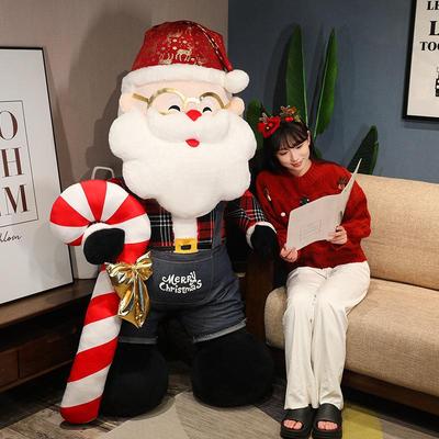 Large Santa Claus Plush Toy for Christmas Decoration