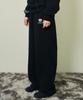 Mihebeu [Unisex] Stitch Classic Logo Sweatpants Black