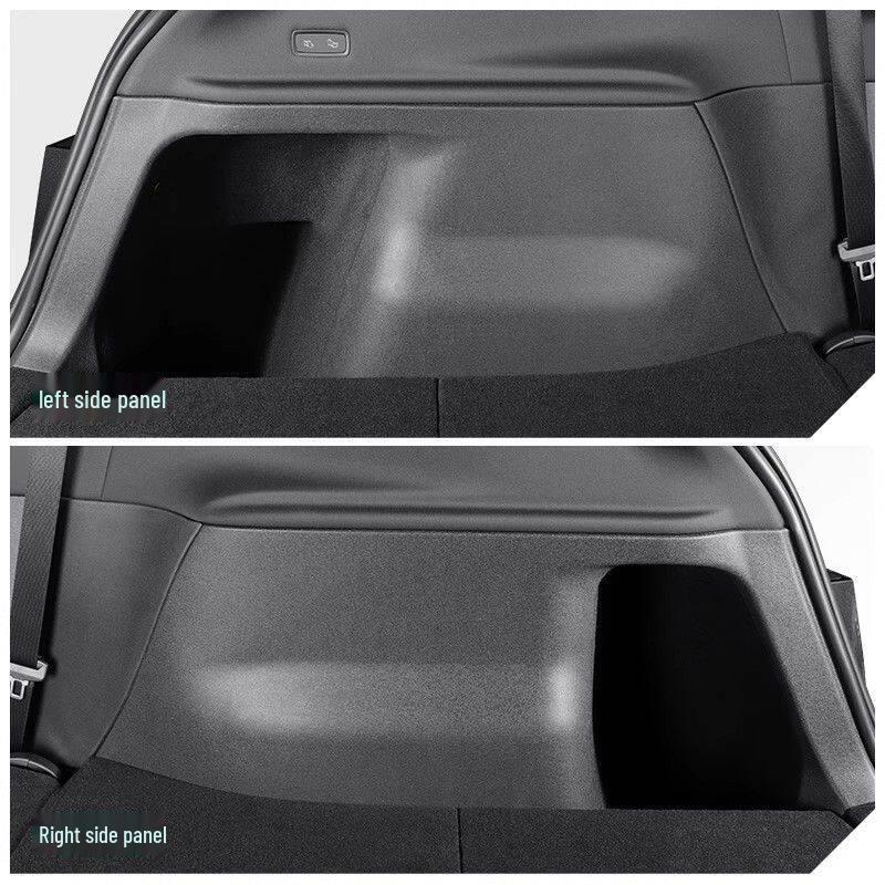 Tesla Model Y Trunk Corner Protector Panels - Flocked Interior Accessories for Both Sides