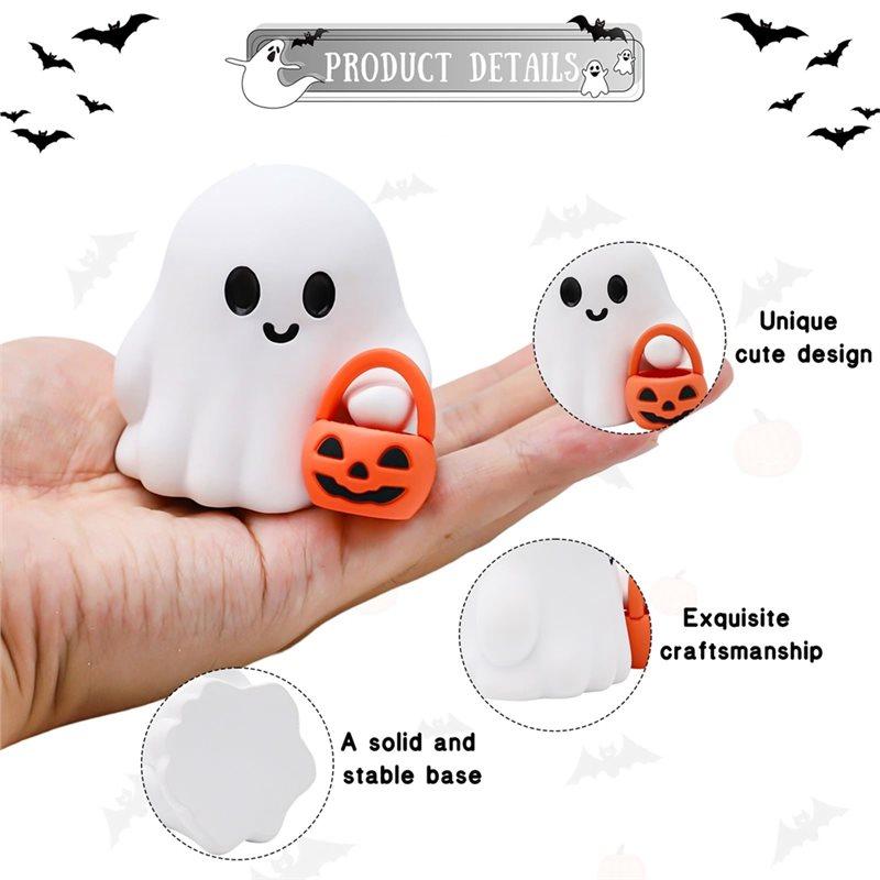 ABUL-Halloween Decorations Set Of 3 Cute Little Ghosts Home Decorations Halloween Decor Cute Decoration Horror Style