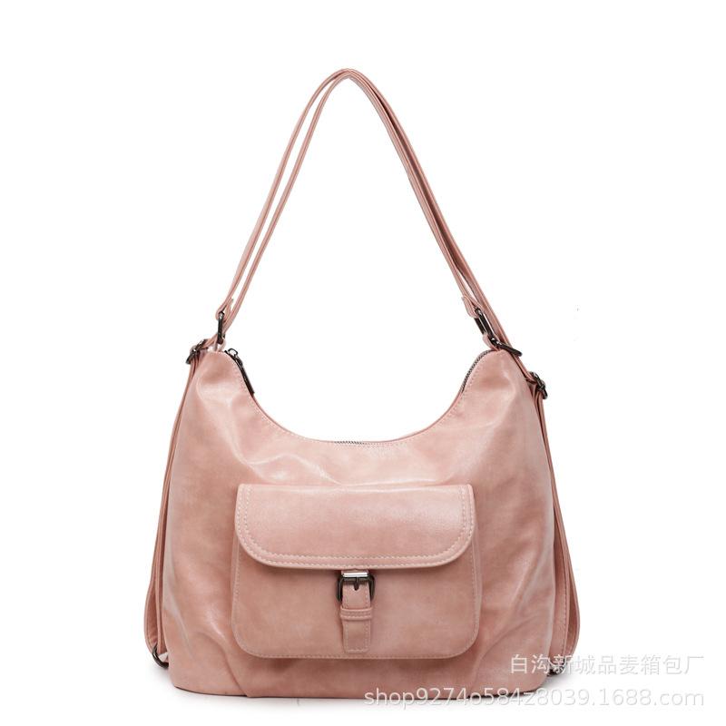 Casual commuting retro large-capacity bag women's 2025 new fashion multi-purpose double shoulder back bag single shoulder tote bag