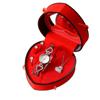 Women Watch Jewelry Gift Set Quartz Watch Rhinestone Necklace Earrings Ring Set Heart Shaped Gift Box Valentine's Day Gift Set