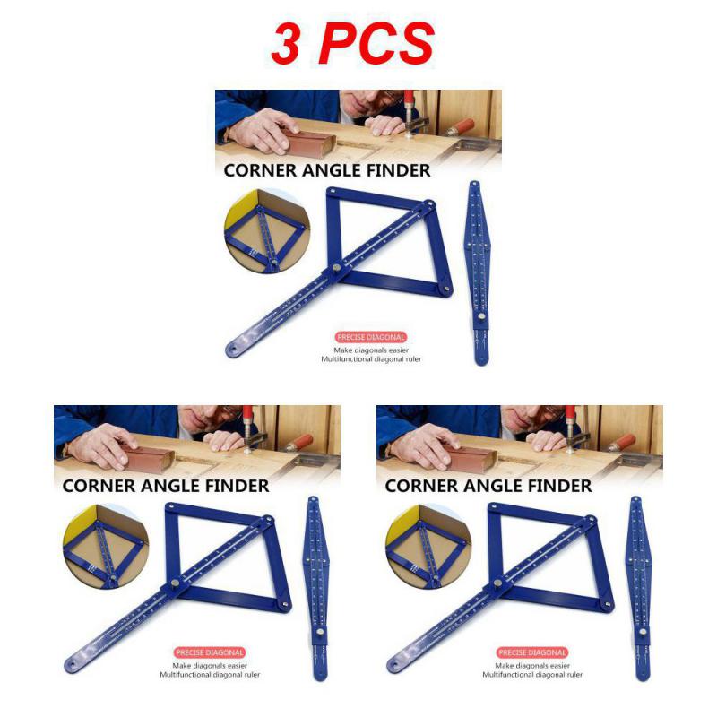 Multifunktionales Geodreieck Winkelmesser Werkzeug Winkelmesser Lineal Holzbearbeitung Modell Handwerk Winkelquadrat Werkzeug