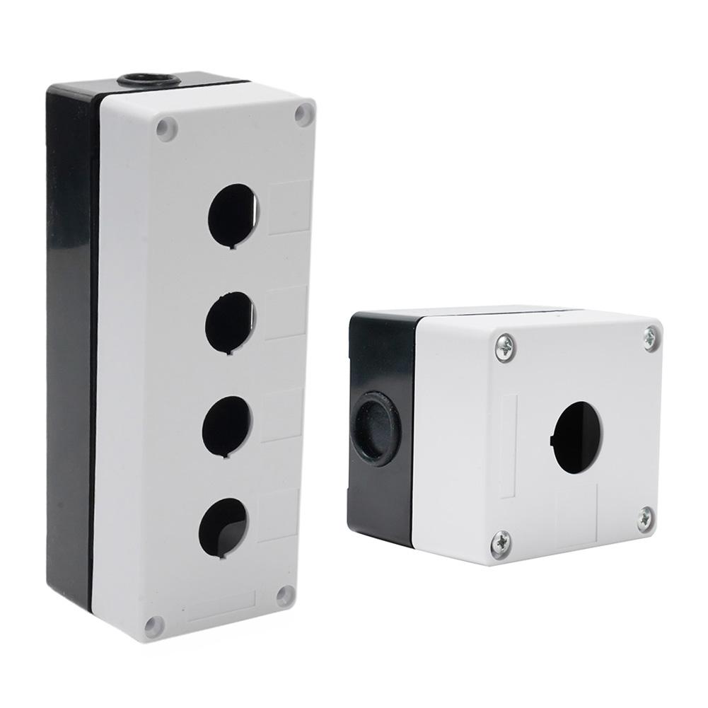 Industrial Control Button Box White IP65 Oxidation Resistance Waterproof 1 Pcs Dustproof Accessories Brand New