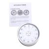 Dpofirs Visual Stainless Steel Kitchen Timer Portable Mechanical Timer for Cooking, Baking, Reading, Magnetic Countdown for Kitchen Classroom Desk,