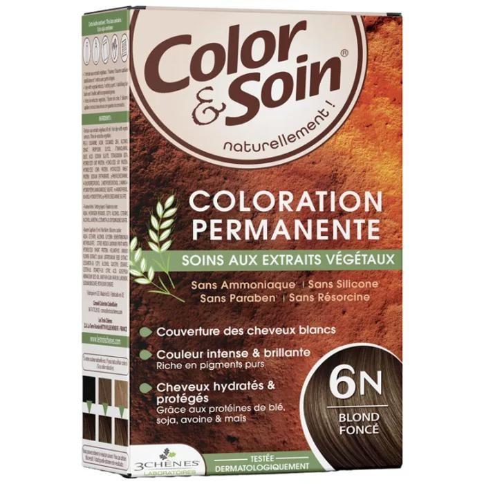 Les 3 chênes color &amp; soin coloration bruns &amp; marrons châtain brownie 4B 135ml