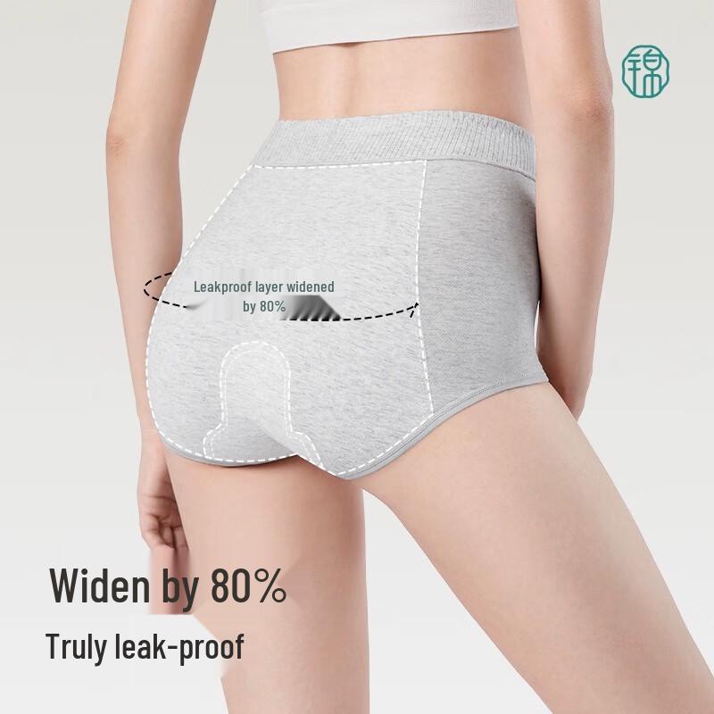 Jindu Women's Leak-Proof Menstrual Period Underwear with Warm Pocket