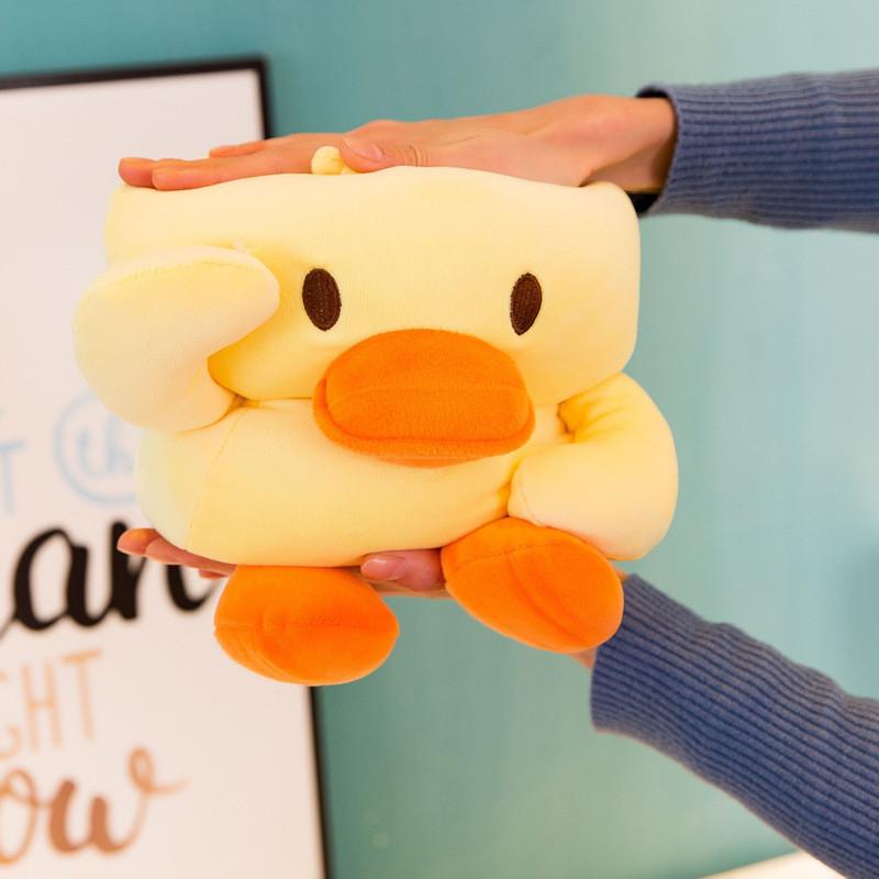 Chicken Yellow Short Plush Toys Soft Stuffed Animal Doll Children Birthday Gift