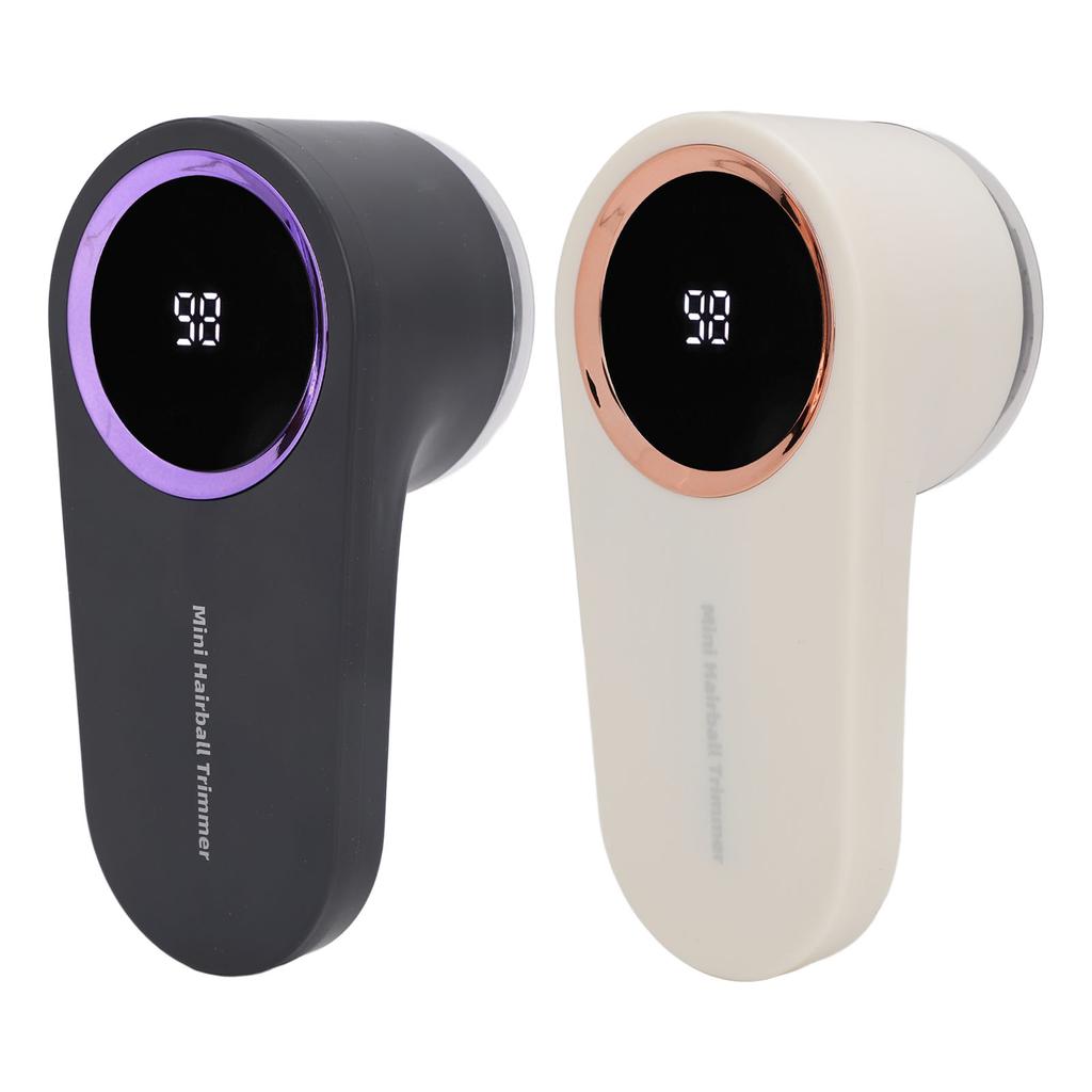 Electric Lint Remover Rechargeable Fabric Trimmer with Digital Display for Removing Fuzz for Clothes
