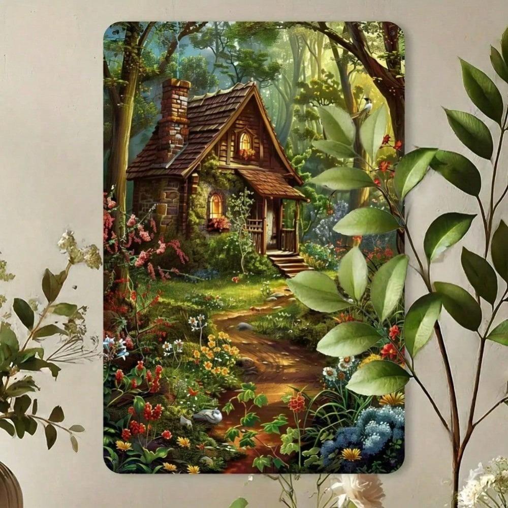 Vintage Metal Tin Sign Retro Wall Art Decor 8x12 Inch for Home Bar Cafe Garage