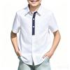 Maglietta a maniche corte per ragazzo per uniforme scolastica Sottocamicia