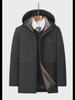 Men’s Large Winter Coat: Heat-Collecting Cotton Jacket with Plus Velvet for Dad, Middle-Aged and Elderly, Thickened for Autumn and Winter.