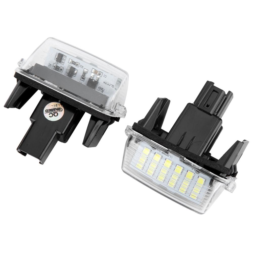2pcs 18 LED Bds License Plate LED Light Lamp Fit for