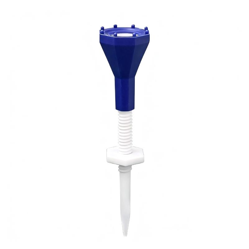 6Pcs Professional Golf Tees Adjustable Height Shock Resistant Structure Silicone Top Golf Tees For Improved Accuracy
