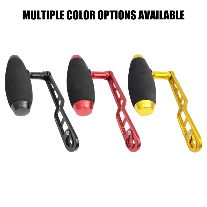 Aluminum Alloy Fishing Reel Rocker Arm Grip Baitcasting Reel Power Handle Replacement Single Fishing Reel Handle