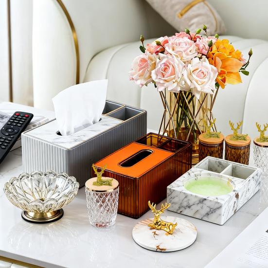 Yousheng Elch Deckelknauf Ersatzgriff Kunststoff Goldene Rentierfigur Kleine Tierskulptur für Glasdeckel Aufbewahrungsbox Schmuckschatulle