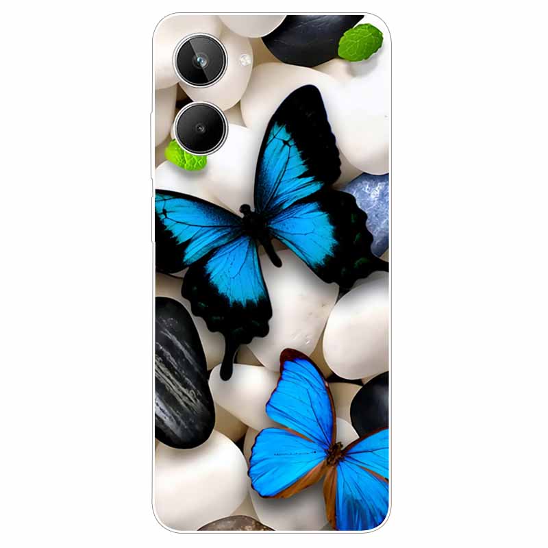 For Realme 10 4G Case 6.4'' Soft TPU Cats Lions Protection Silicone Phone Covers for Realme 10 Case 2022 Clear Realme10 RMX3630