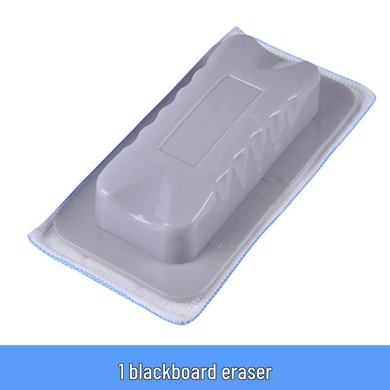 Dual-Use Dust-Free Chalk & Whiteboard Eraser with Washable Cloth