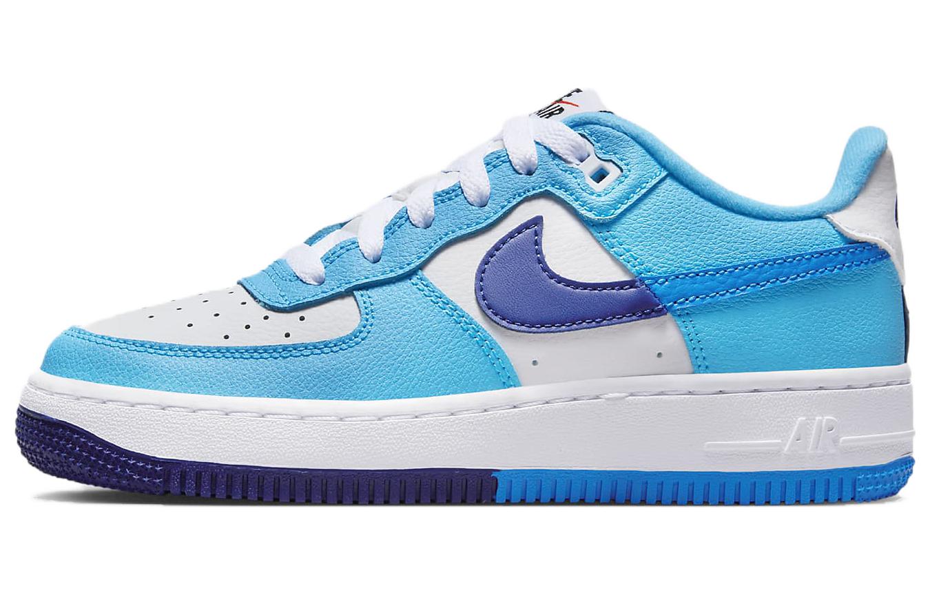 

Nike Air Force 1 Low LV8 2 Light Photo Blue Deep Royal GS DZ2660-100 38.5
