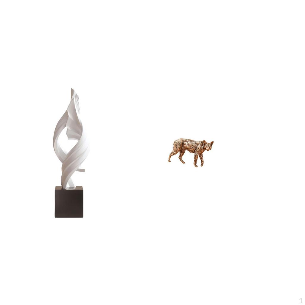 Abstract Animal Art Statue Brass Figurine Decorative Souvenir Sculpture Resin Creative Collectable