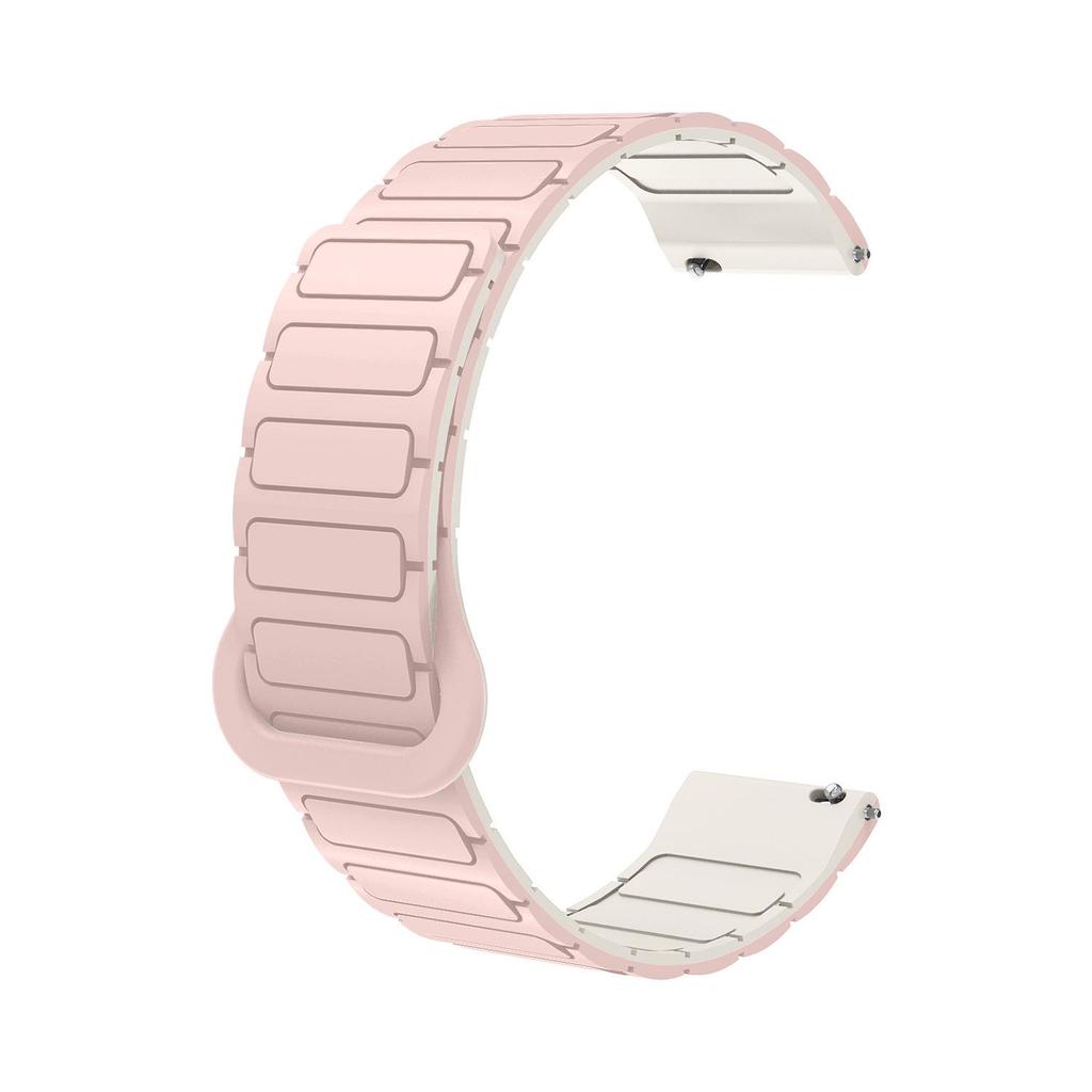 Bracelet de montre magnétique en silicone en forme de I pour Huawei GT2/GT3/GT4/GT5 et Huami Xiaomi S4