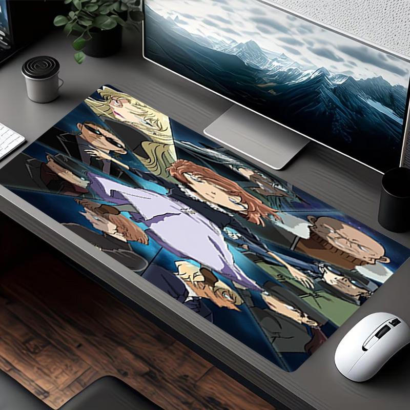 Detective Conan Print Mouse Pad, for Keyboard Pad Laptop PC Mat for Office Home Use, Desk Decor, Perfect Birthday Gift for Gamers