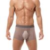 1 Stück Slips Dessous Nylon Einfarbig Unterwäsche Sexy Durchsichtig Boxer Briefs Transparentes Netzbeutel Herren