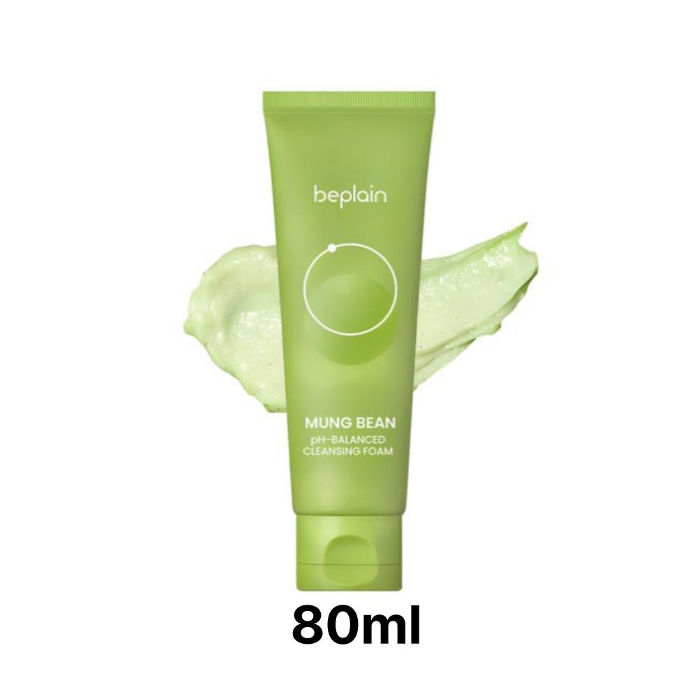 [BEPLAIN] Mung Bean Mild Acidic Cleansing Foam (80ml, Vegan)