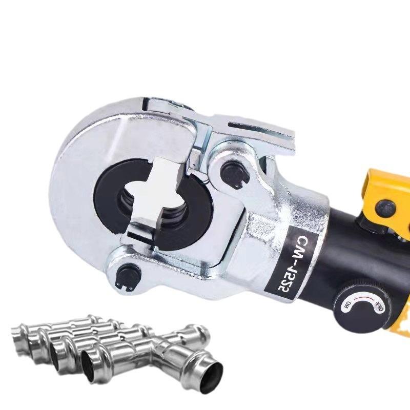 Stainless Steel Hydraulic Pipe Pliers Aluminum Plastic Pipe Hydraulic Crimping Tool Industrial Stainless Steel Clamp Pliers